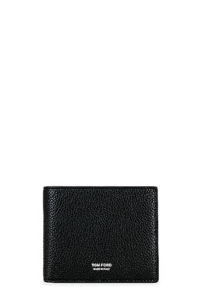 TOM FORD Classic Bifold Wallet in Black - Black. Size all.