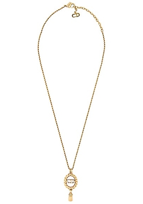 dior Dior CD Necklace in Gold - Metallic Gold. Size all.