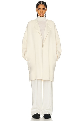 The Row Verlain Coat in IVORY - Cream. Size M (also in S).