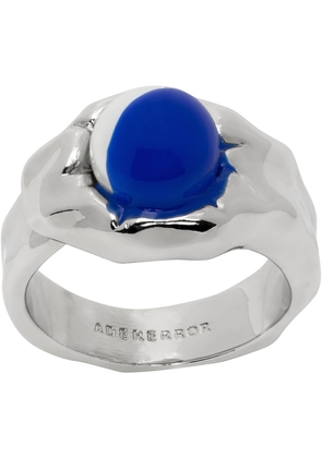 ADER error Silver & Blue Pearl Ring