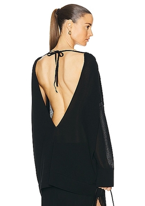 Zankov Sandrine Sweater in Black - Black. Size M/L (also in XS/S).