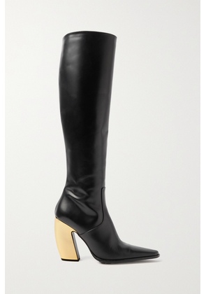 Bottega Veneta - Tex Leather Knee Boots - Black - EU 38,EU 39,EU 39.5