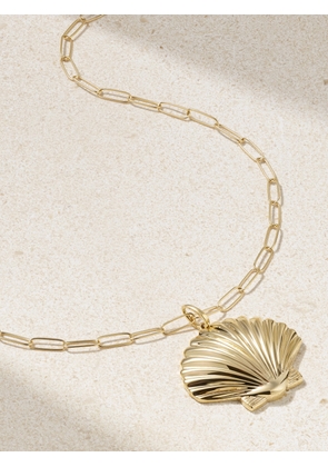 Mateo - Large Venus 14-karat Gold Necklace - One size