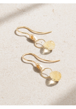Melissa Joy Manning - 14-karat Recycled Gold, Citrine And Diamond Earrings - One size