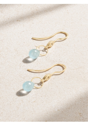 Melissa Joy Manning - 14-karat Recycled Gold, Aquamarine And Diamond Earrings - One size