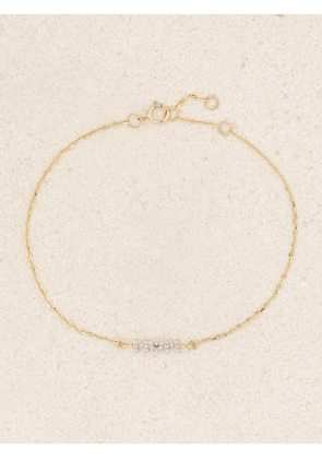 STONE AND STRAND - Mom 10-karat Gold Diamond Bracelet - One size