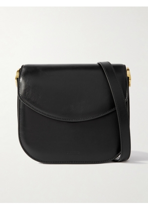 Jil Sander - Leather Shoulder Bag - Black - One size
