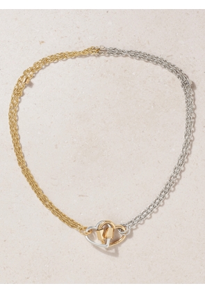 Marla Aaron - 14-karat Gold And Silver Necklace - One size