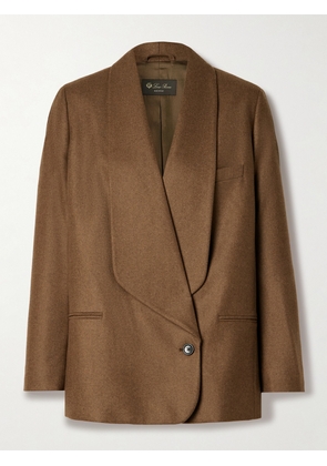 Loro Piana - Wool And Cashmere-blend Blazer - Brown - IT38,IT40,IT42,IT44