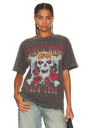 SIXTHREESEVEN Guns N' Roses Welcome to the Jungle T-Shirt in Black. Size XS.