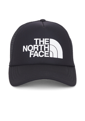 The North Face Tnf Logo Trucker Hat in Black.