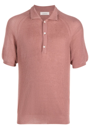 Laneus knitted polo shirt - Neutrals