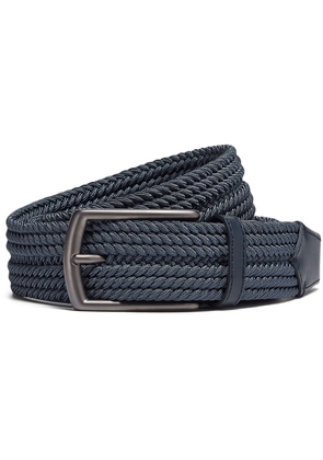 Zegna braided canvas belt - Blue