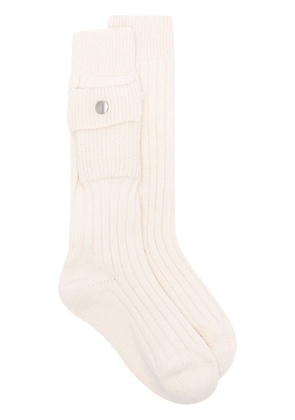 Jil Sander flap-pockets socks - Neutrals