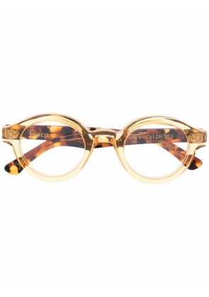 Lesca tortoiseshell-frame glasses - Neutrals
