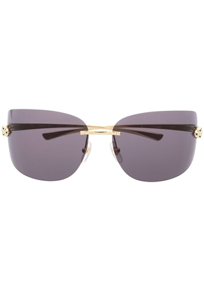 Cartier Eyewear frameless tinted sunglasses - Gold