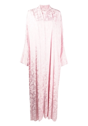 Bambah floral-print two-piece kaftan dress - Pink