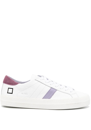 D.A.T.E. logo-debossed leather sneakers - White