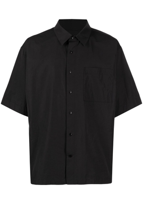 Alexander Wang short-sleeve poplin shirt - Black