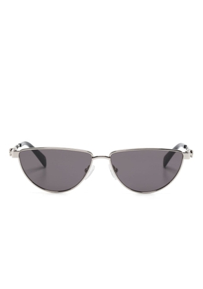 Alexander McQueen geometric-frame sunglasses - Black
