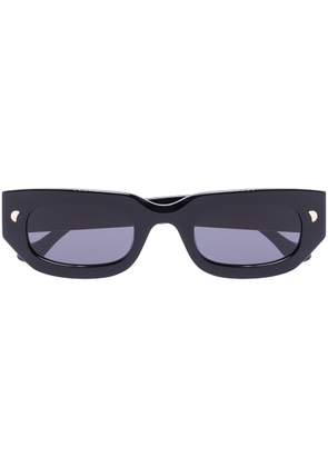 Nanushka Kadee rectangle-frame sunglasses - Black