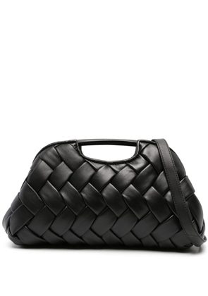 Officine Creative Helen 08 woven-leather clutch bag - Black