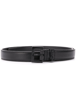 Saint Laurent Monogramme buckle belt - Black