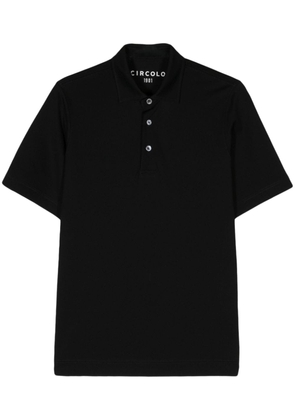 Circolo 1901 piqué-weave polo shirt - Black