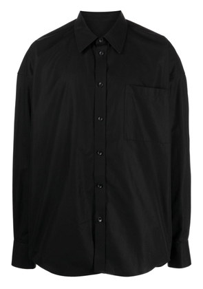 Alexander Wang classic-collar cotton shirt - Black