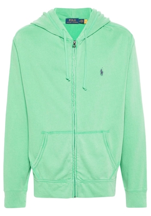 Polo Ralph Lauren Polo-Pony-motif zipped hoodie - Green