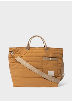 Ps Paul Smith Camel Quilted Tote Bag