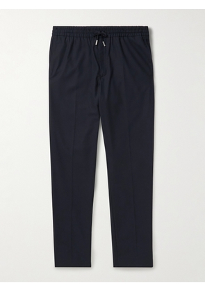 Mr P. - James Tapered Pleated Cotton Trousers - Men - Blue - 28