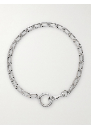 Balenciaga - Antiqued Silver-Tone Chain Necklace - Men - Silver