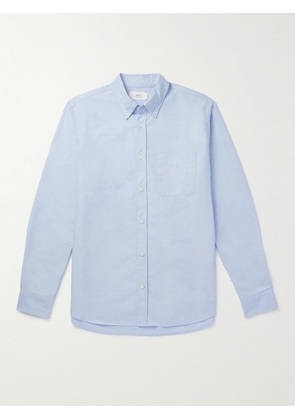 Mr P. - Button-Down Collar Cotton Oxford Shirt - Men - Blue - XS