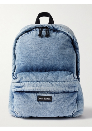Balenciaga - Explorer Denim Backpack - Men - Blue