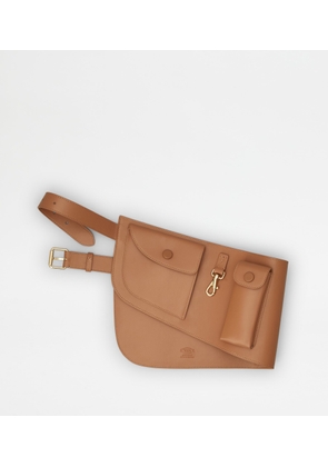 Tod's - Utility Belt in Leather, BROWN, S - Belts