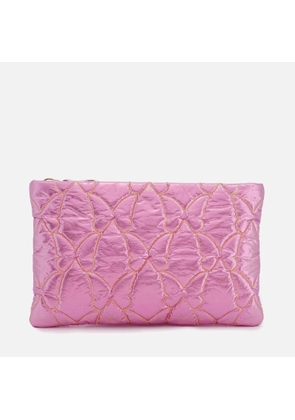 Sophia Webster Gia Butterfly Stitch Textile Clutch Bag