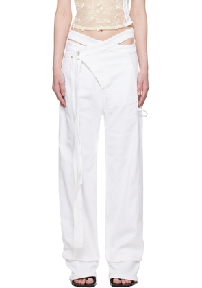 Ottolinger White Cutout Jeans