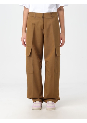Trousers PALM ANGELS Woman colour Brown