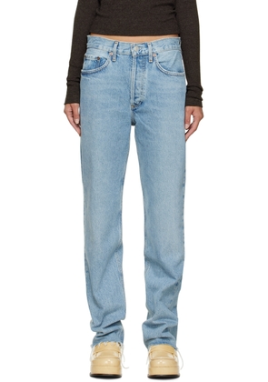 AGOLDE Blue Lana Vintage Straight Jeans