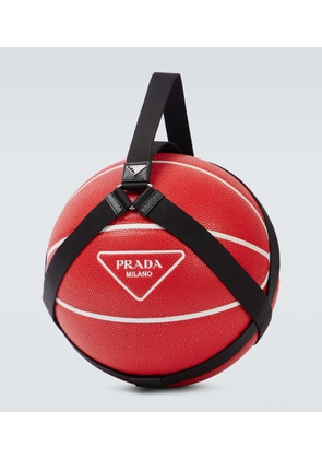 Prada Logo basketball with nylon carrier
