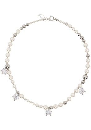 Panconesi White & Silver Perla Necklace