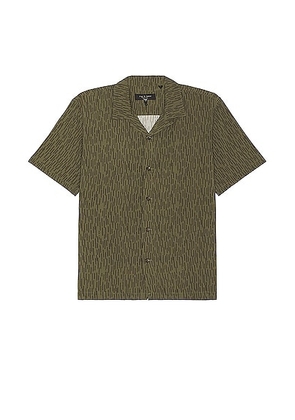 Rag & Bone Avery Shirt in Green Camo - Green. Size S (also in ).