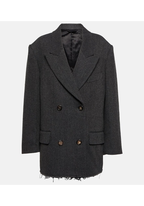 Acne Studios Herringbone wool-blend jacket