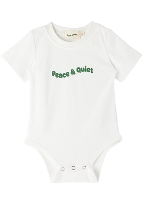 Museum of Peace & Quiet SSENSE Exclusive Baby White Bodysuit