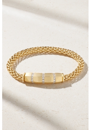 Gemella - Stella Bar 18-karat Gold Diamond Bracelet - One size
