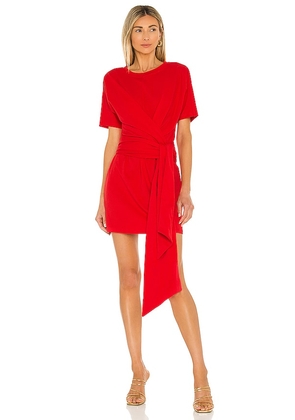 L'Academie The Nani Mini Dress in Red. Size S, XXS.