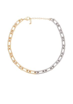 Lovers and Friends Lissa Necklace in Metallic Gold, Metallic Silver.
