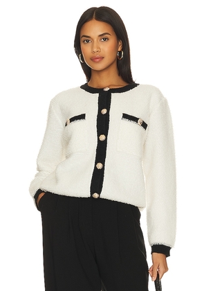 Line & Dot Bon Sweater in White. Size XS.