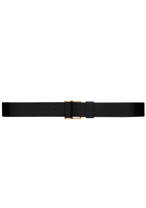 Saint Laurent Monogram buckle belt - Black